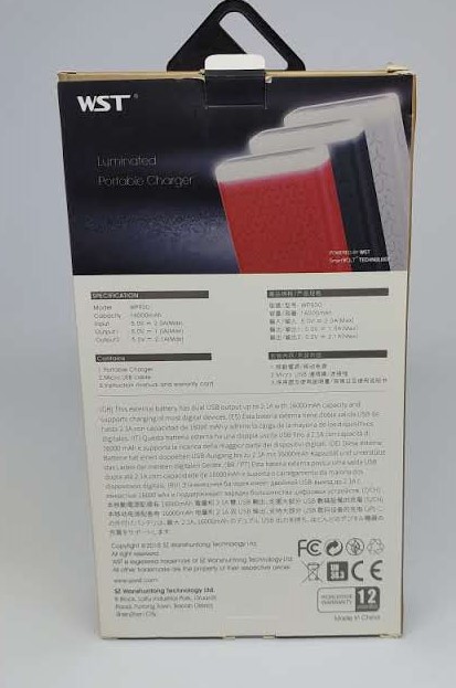 Power Bank 16000 mAh WP930