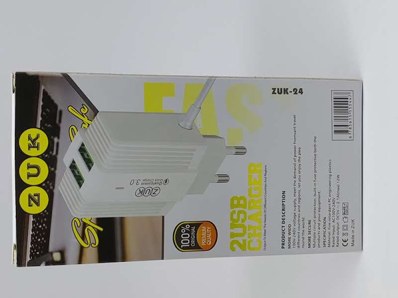 ZUK -2USB micro adaptor 4.4A