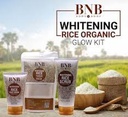 BNB Brightening Glow Kit Rice Scrub Face Wash + Mask (Pack Of 3)