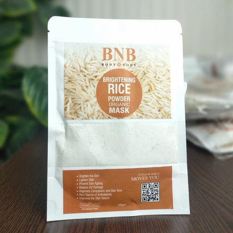 BNB Brightening Glow Kit Rice Scrub Face Wash + Mask (Pack Of 3)