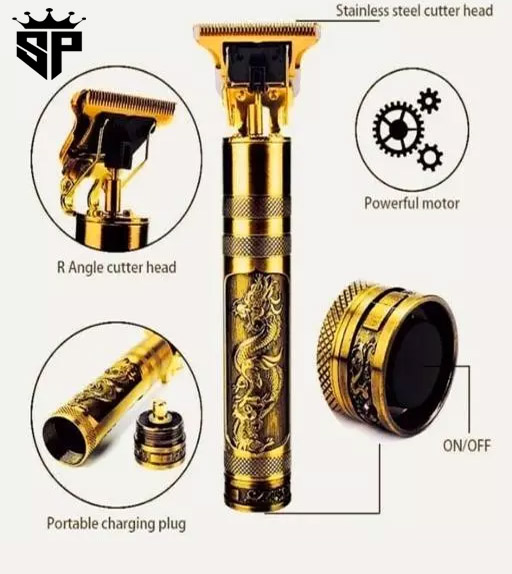 Vintage Dragon Style T9 Hair Barber Trimmer Machine -Trimmer For Men -Trimmer, Shaver, and T9 T-Shaped Blade for Precision