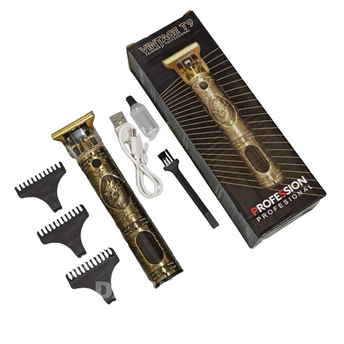 Vintage Dragon Style T9 Hair Barber Trimmer Machine -Trimmer For Men -Trimmer, Shaver, and T9 T-Shaped Blade for Precision