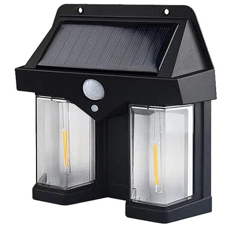 LED Solar Wall Lamp Outdoor Waterproof Up And Down Luminous Lighting Garden Decoration Solar Lights Stairs Fence Sunlight Lamp