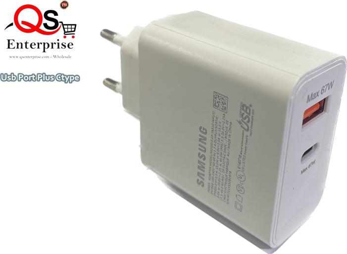 Samsung 67 Watt Super Fast Charging C Type Plus USB Port – High Quality 